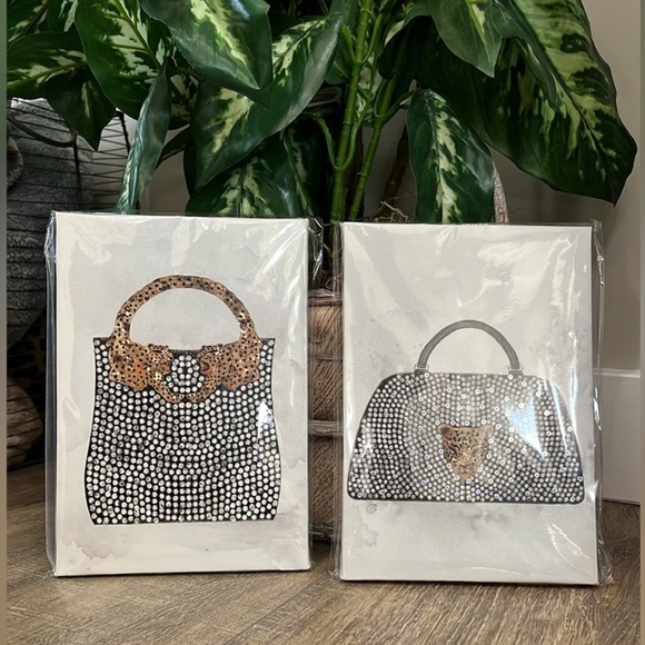 Canvas Wall Art 2pcs Set 🍃🆕🍃Leopard Print- 6x8-3/4” - Picture 1 of 10